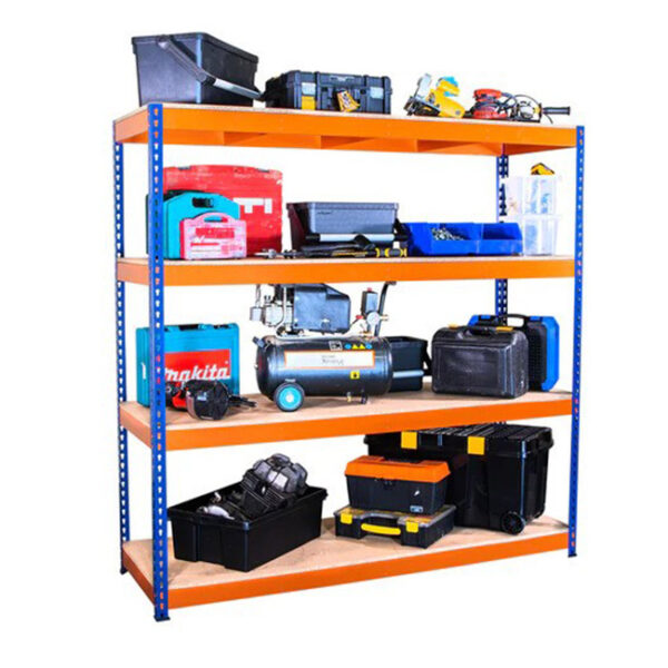 Heavy Duty Industrial Shelving Unit 4 Levels 2200mm High - Select Your Size | 400KG's UDL Per Shelf - Image 4